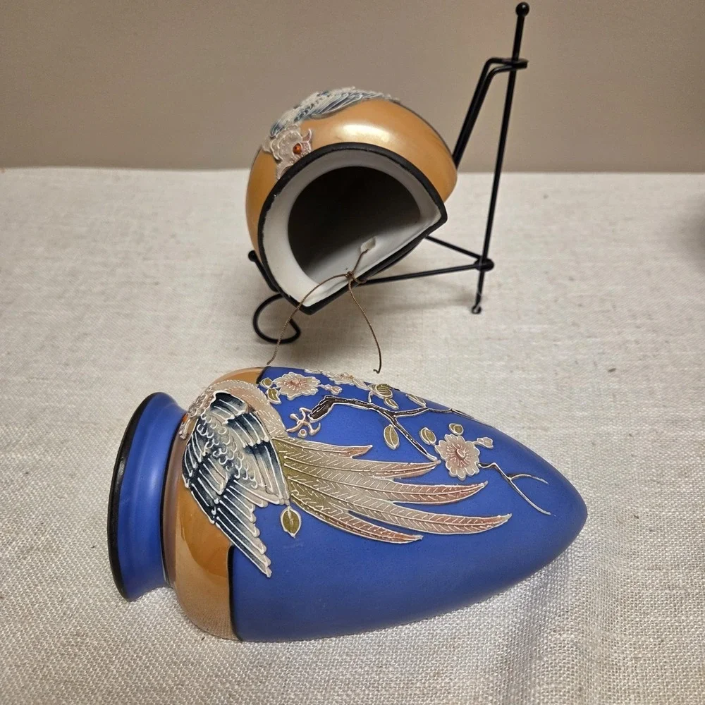 Vintage Japanese Lusterware Wall‎ Pockets